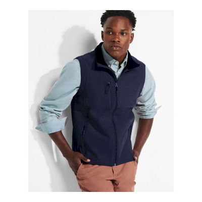 Logo discount fleece vest