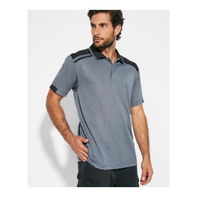 ROCKVILLE - Short-sleeve polo shirt in two-colour combination
