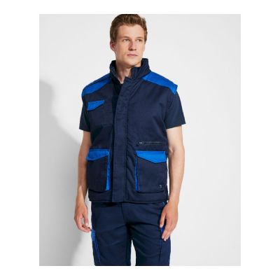 MISSOULA - Multipocket work vest in two-colour combination