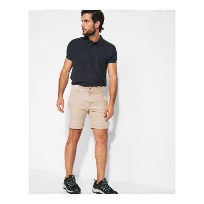 ABBOT - Shorts with rolled hem and security stitch