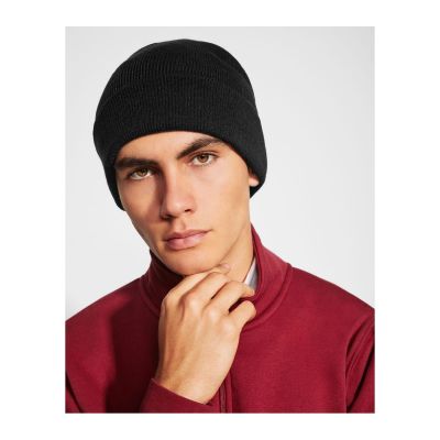 VALENCIA - Knitted beanie with double turn-up on hem