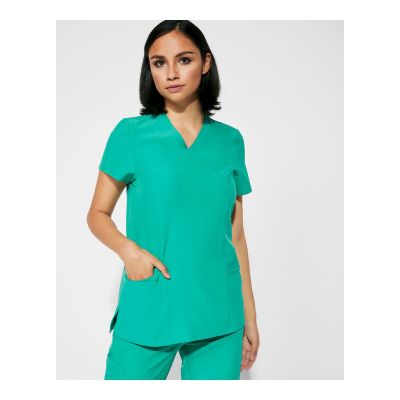 AUGUSTA - Short-sleeve service top for women