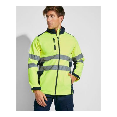BOISE - Two-colour high-visibility softshell