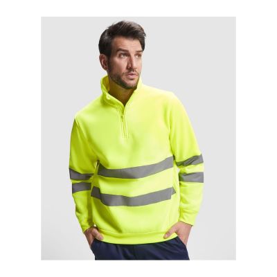 BOSNIA - High-visibility sweater with half zip