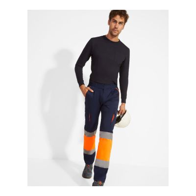 BOZEMAN - Lined high-visibility multipocket long trousers