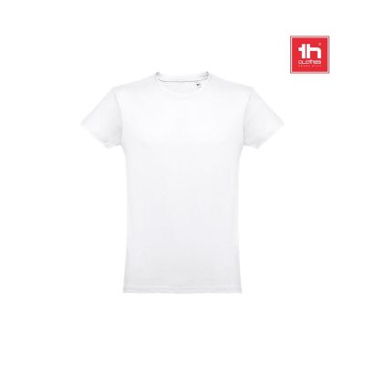 THC LUANDA WH - Men's tubular cotton T-shirt. White