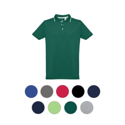 THC ROME - Men's slim fit polo shirt