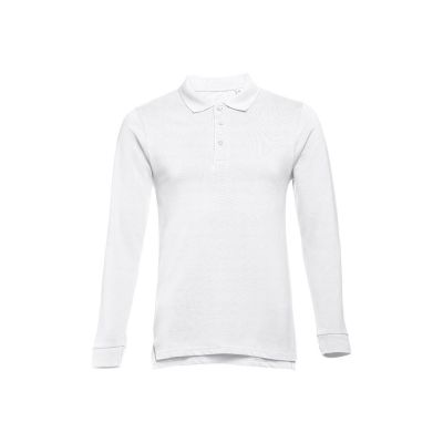 THC BERN WH - Men's long sleeve polo shirt