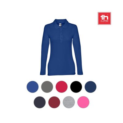 THC BERN WOMEN - Women's long sleeve polo shirt