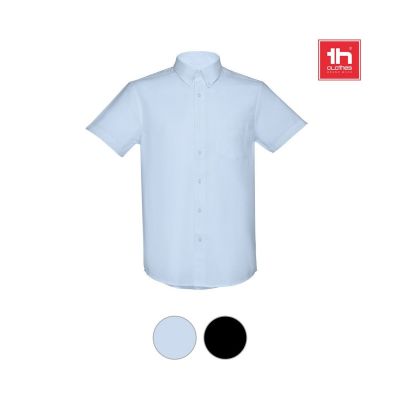 THC LONDON - Men's short-sleeved oxford shirt