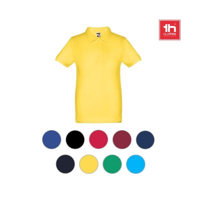 THC ADAM KIDS - Kids short-sleeved 100% cotton piqué polo shirt unisex)