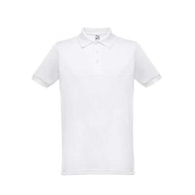 THC BERLIN WH - Men's short-sleeved polo shirt. White