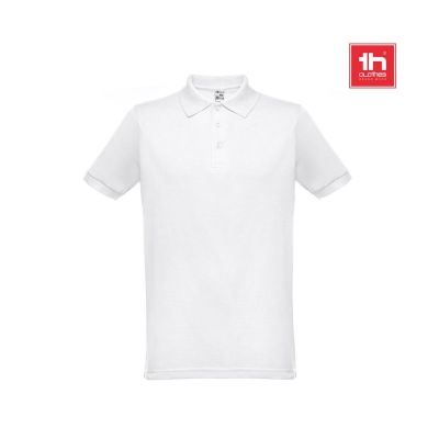 THC BERLIN WH - Men's short-sleeved polo shirt. White