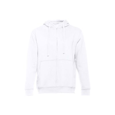 THC AMSTERDAM WH - Men's hooded full zipped sweatshirt