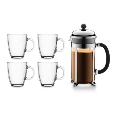 CHAMBORD SET - Plastic press coffee maker