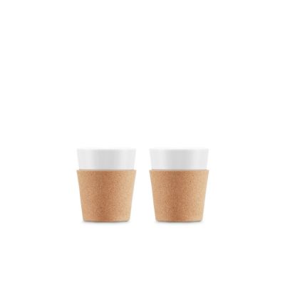 BISTRO 170 - Set of 2 mugs in great quality porcelain 170ml