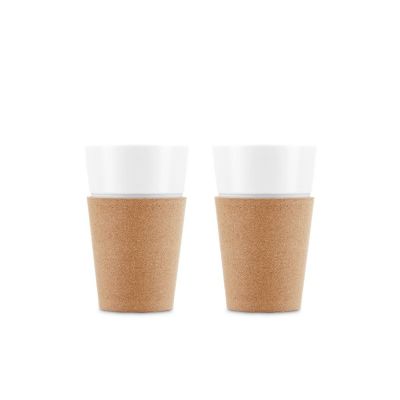 BISTRO 600 - Set of 2 mugs in great quality porcelain 600ml