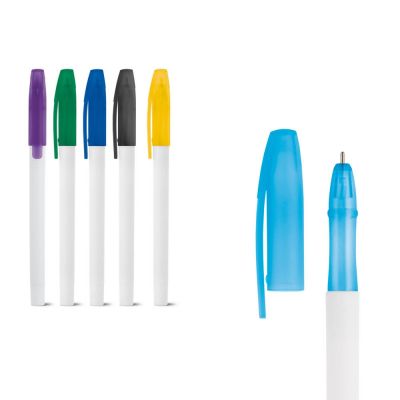 JADE - PP Ball pen with coloured cap