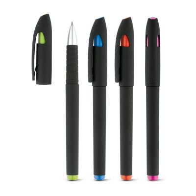 SPACIAL - Soft touch ball pen with ABS cap and clip