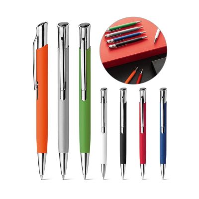 OLAF SOFT - Aluminium ball pen with rubber finish