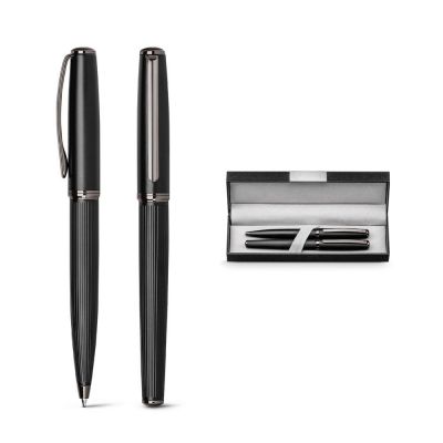 IMPERIO - Roller pen and ball pen set in metal