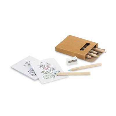 ANIM - Colouring set with colouring pencils