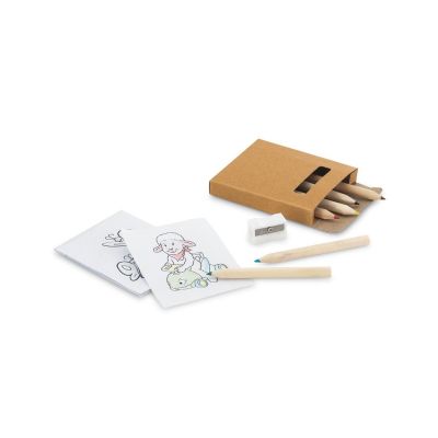 ANIM - Colouring set with colouring pencils