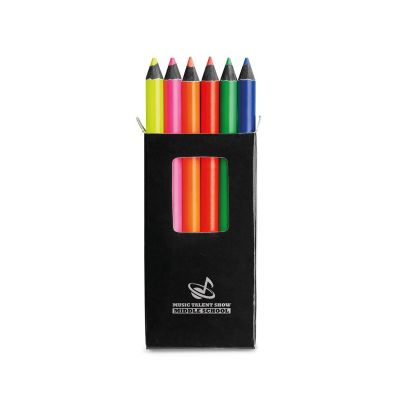 MEMLING - Pencil box with 6 coloured pencils