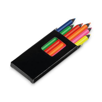 MEMLING - Pencil box with 6 coloured pencils