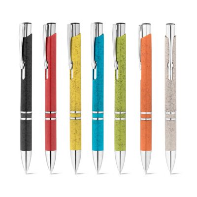 BETA WHEAT - Straw fibre and ABS ball pen with clip