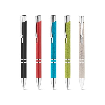 BETA WHEAT - Straw fibre and ABS ball pen with clip