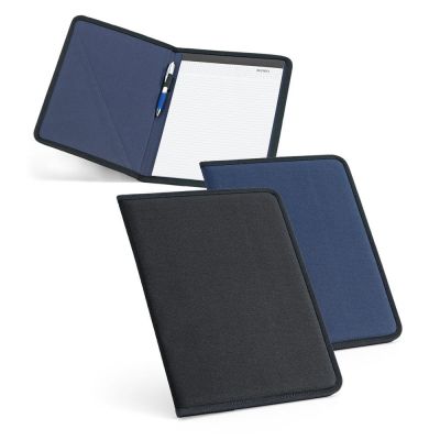 CUSSLER - A4 folder in 600D with lined sheet pad