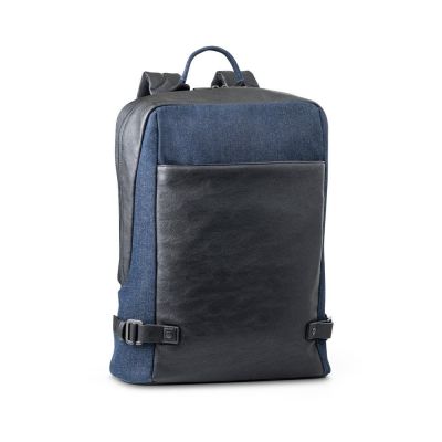 DIVERGENT BACKPACK I - 15'6 Laptop backpack in denim and PU