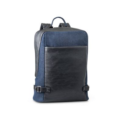 DIVERGENT BACKPACK I - 15'6 Laptop backpack in denim and PU