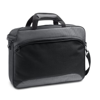 SANTANA - 15'6 Laptop briefcase in 2 Tone 600D and 300D