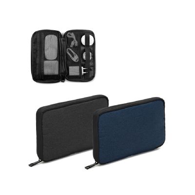 NEWCASTLE BAG - High-density 600D recycled polyester organiser bag with spacious main compartment for tech accessories