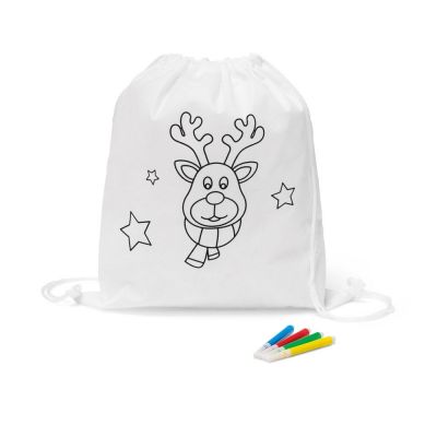 GLENCOE - Children's colouring drawstring bag