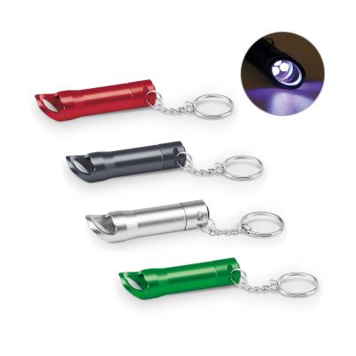 TORCHEN - Metal keyring Torch with bottle opener