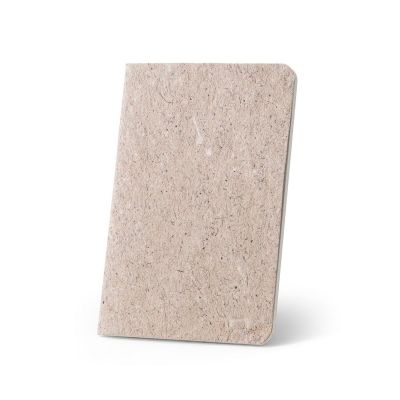 93294 - A6 notepad with flexible cover made from tea leafs waste (65%)