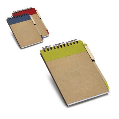 RINGORD - Spiral-bound pocket sized notepad with plain