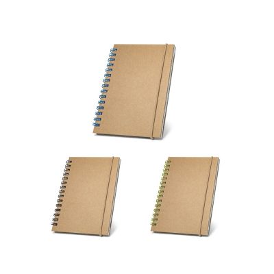 MARLOWE - Spiral pocket notebook with recycled paper