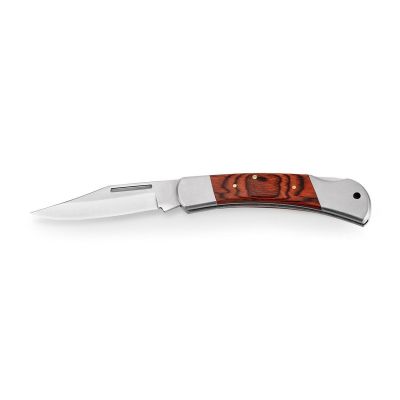 FALCON II - Pocket knife in stainless steel and wood