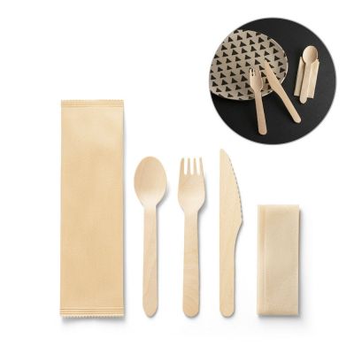 SUYA - Wooden cutlery set