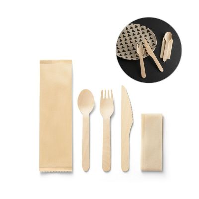 SUYA - Wooden cutlery set