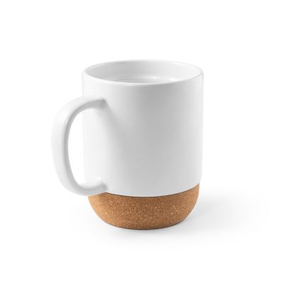 RORY SUB - Ceramic mug with cork base 410 mL