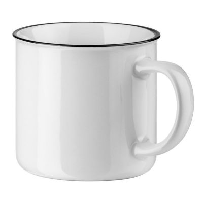 VERNON WHITE - Ceramic mug 360 mL