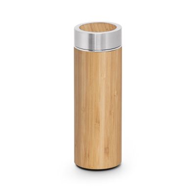 NATUREL - Bamboo and stainless steel thermos 430 mL