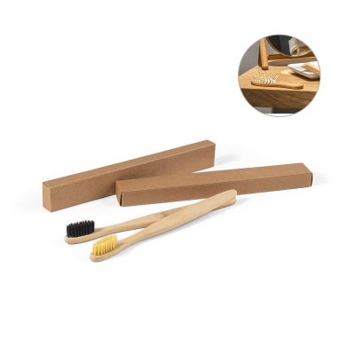 DELANY - Toothbrush with bamboo body and nylon bristles