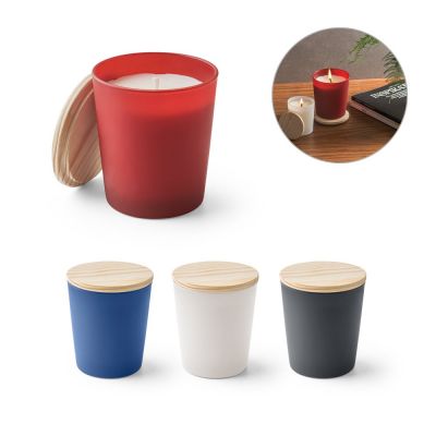 DUVAL - Aromatic Soy candle with wooden lid