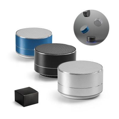 FLOREY - Portable 3W speaker with 3h battery life in recycled aluminium (100% rAL) and recycled ABS (100% rABS)